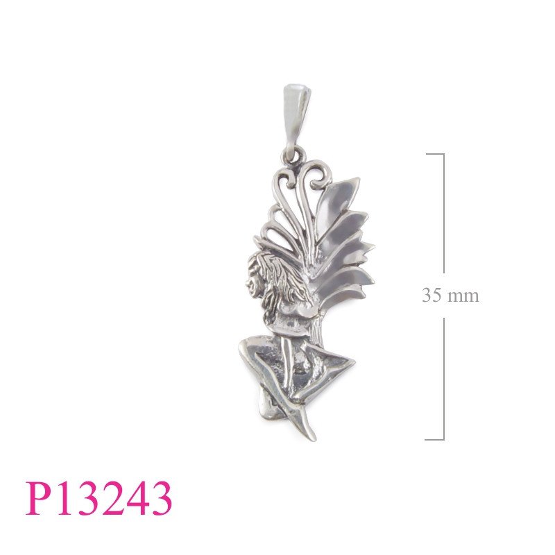<p>Celtic Pendant, Fairy Pendant, sitting Celtic .</p>