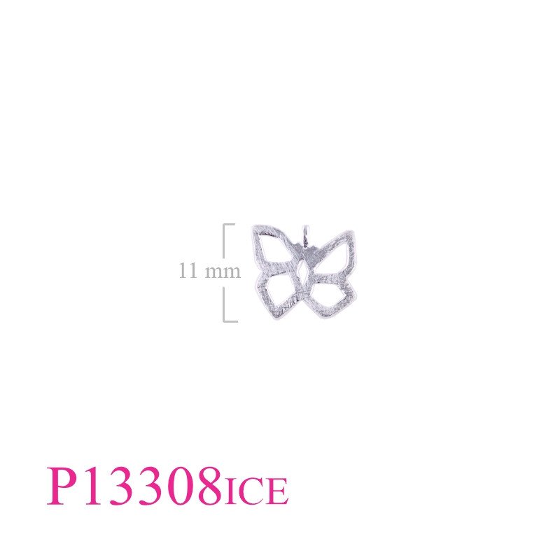 <p>Pendant, cut out butterfly with ice surface.</p>
<p></p>