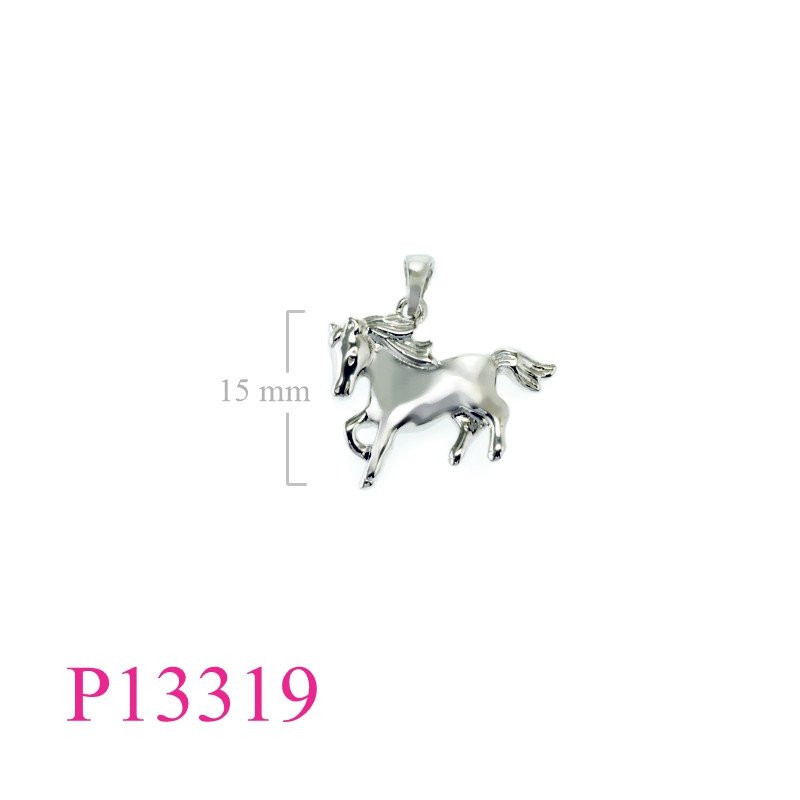 <p>Pendant, horse.</p>