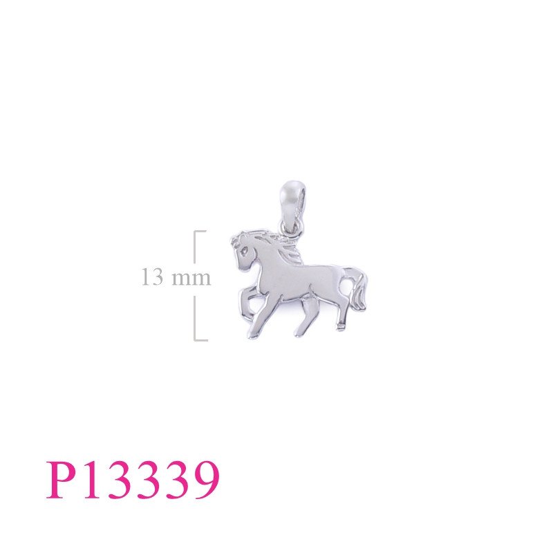 <p>Pendant, horse.</p>