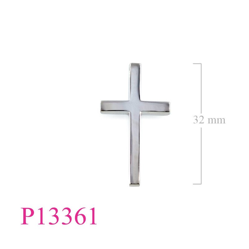 <p>Pendant, solid cross.</p>