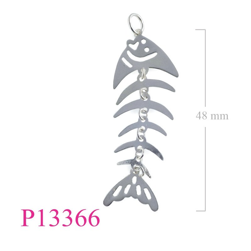 <p>Pendant, stamping fish.</p>
