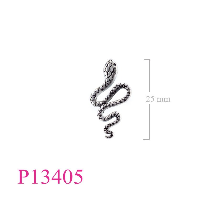 <p>Pendant, snake.</p>