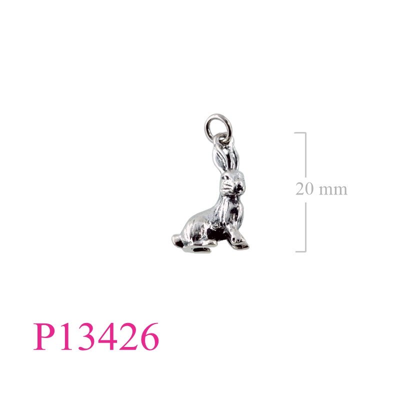 <p>Pendant, rabbit.</p>