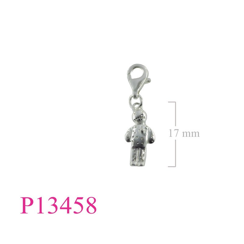 <p>Pendant, voodoo doll.</p>