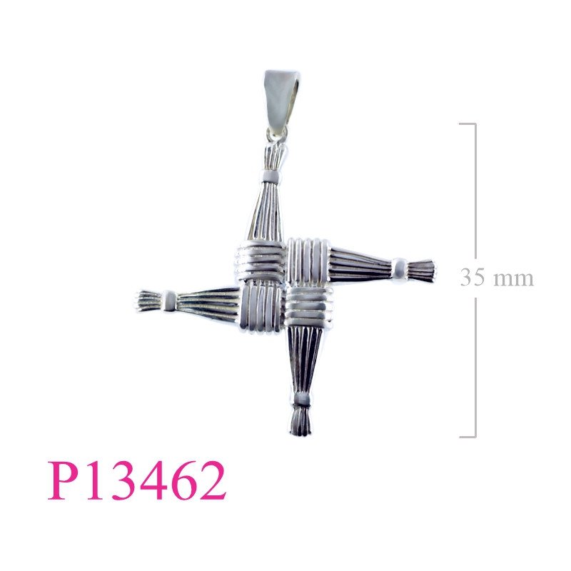 <p>Pendant, 35mm St. Bride's cross.</p>