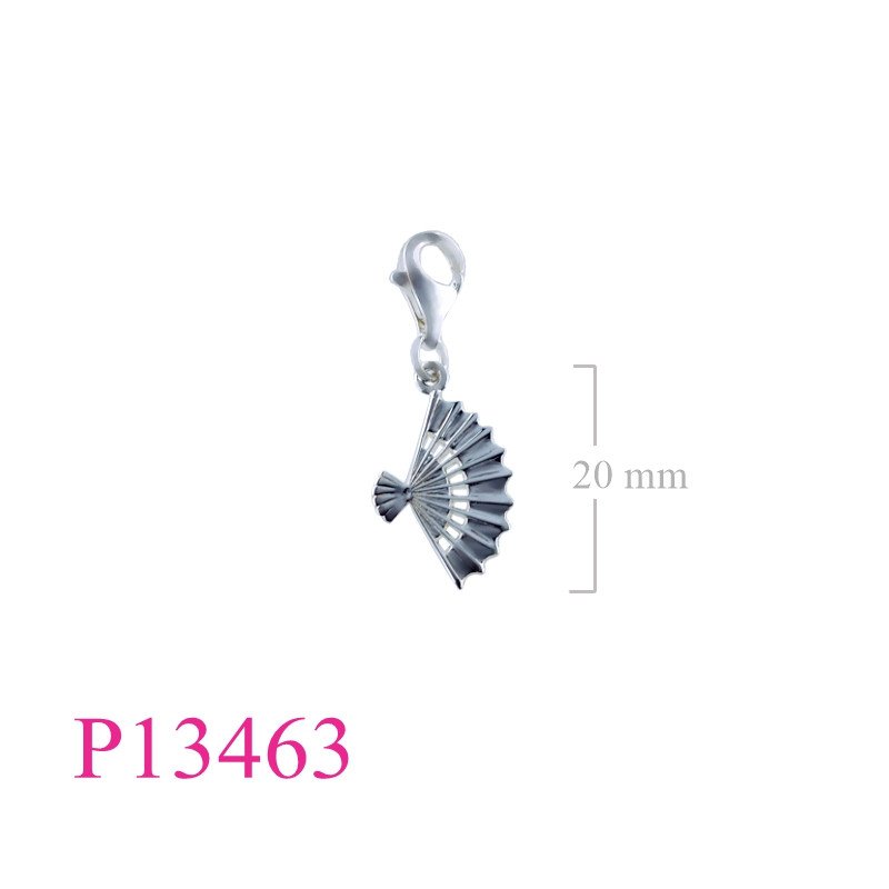 <p>Pendant, fan with clasp lock NT02.</p>
