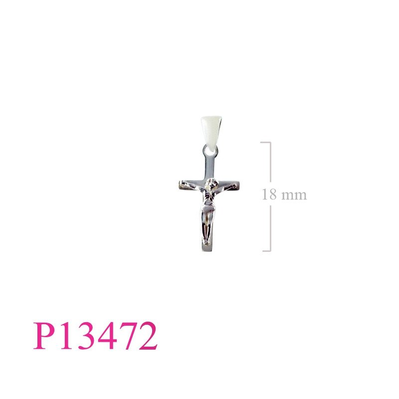 <p>Pendant, crucifix.</p>