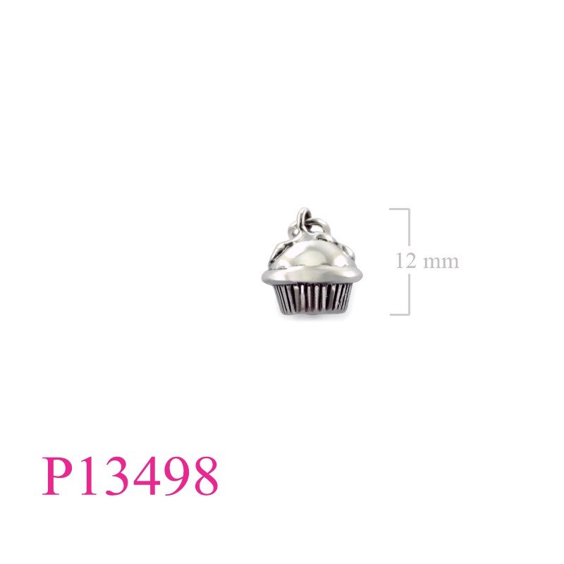 <p>Pendant, cupcake.</p>