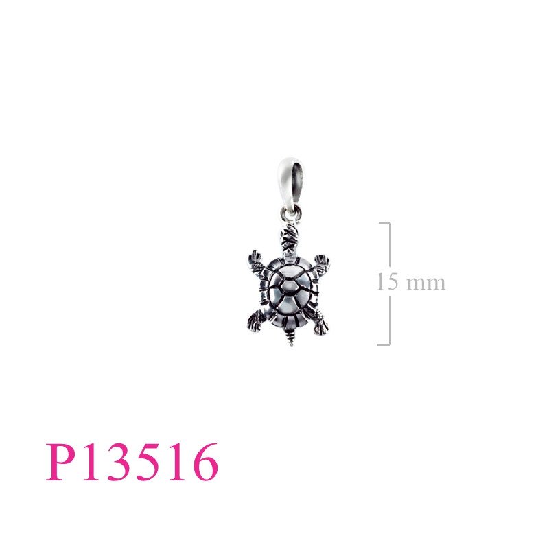 <p>Pendant, turtle.</p>
