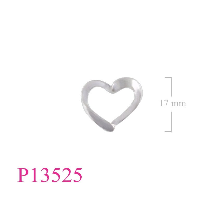 <p>Pendant, open heart.</p>