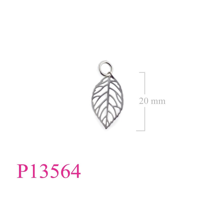<p>Pendant, leaf stencil.</p>