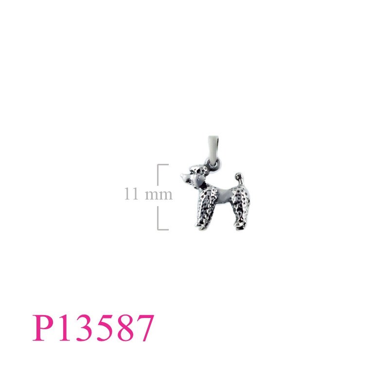 <p>Pendant, poodle dog.</p>
