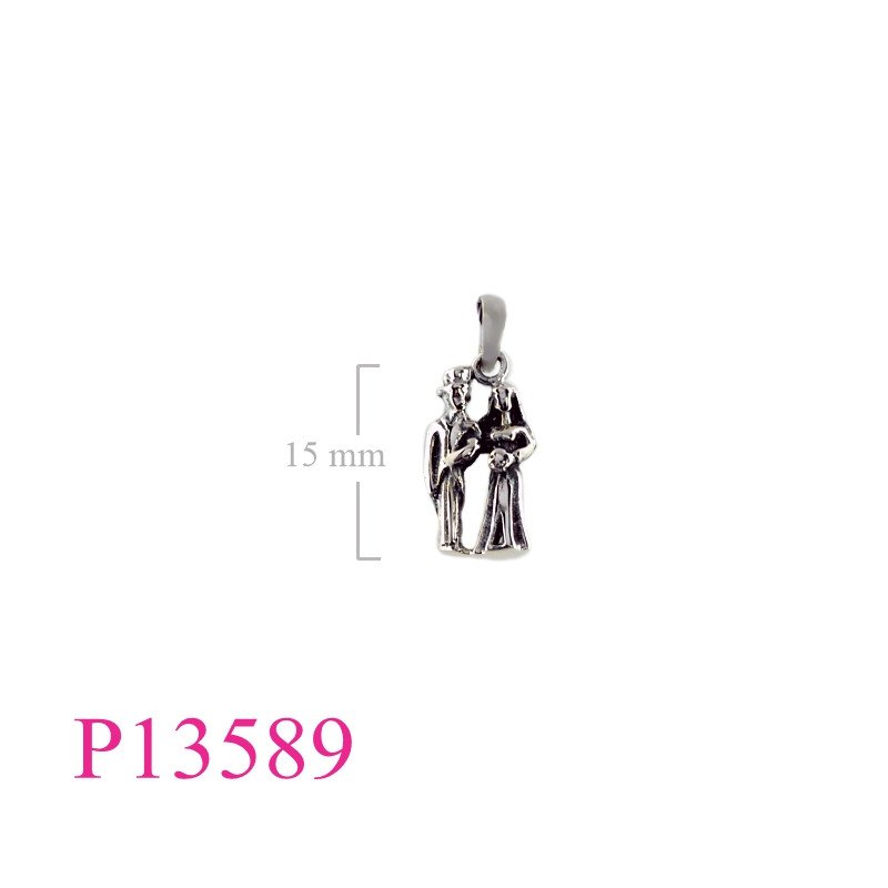 <p>Pendant, bride and groom.</p>