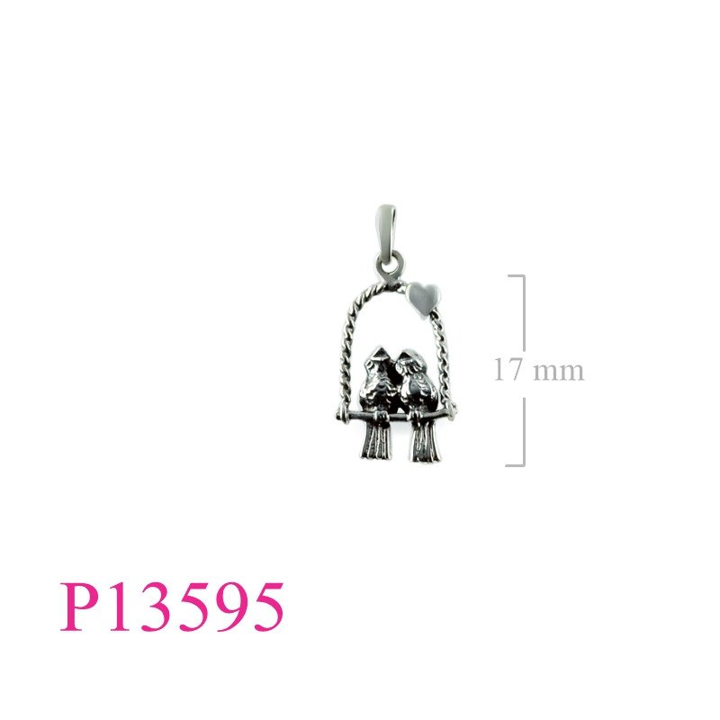 <p>Pendant, a couple bird.</p>