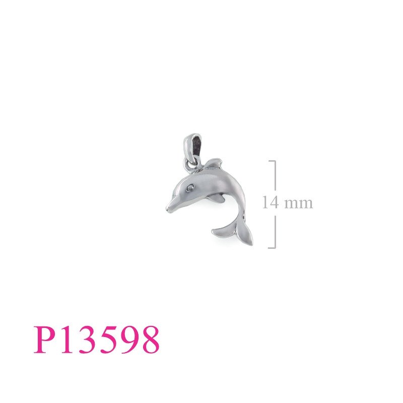 <p>Pendant, dolphin.</p>