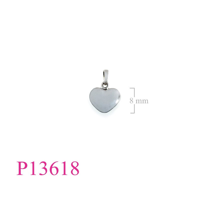<p>Pendant, heart.</p>