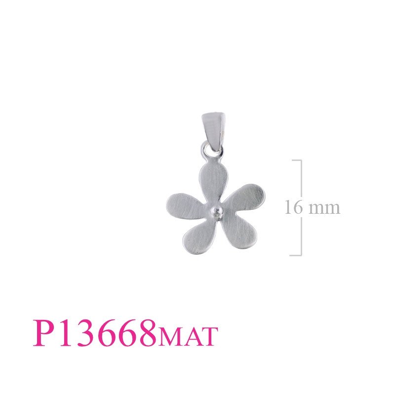 <p>Pendant, flower with matt surface.</p>