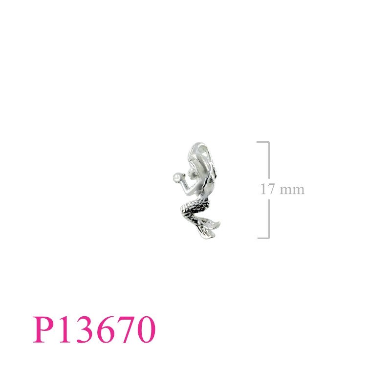 <p>Pendant, small mermaid.</p>