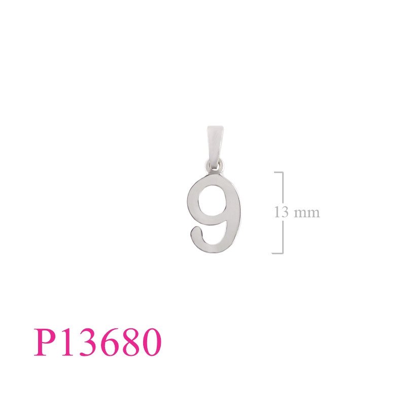 <p>Pendant, "9".</p>