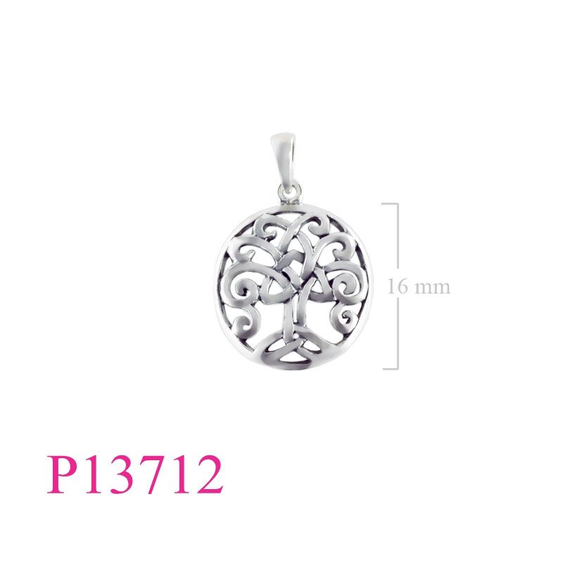 <p>Tree Of Life Pendant, Travel Jewelry Pendant, oval cut out Trinitry .</p>