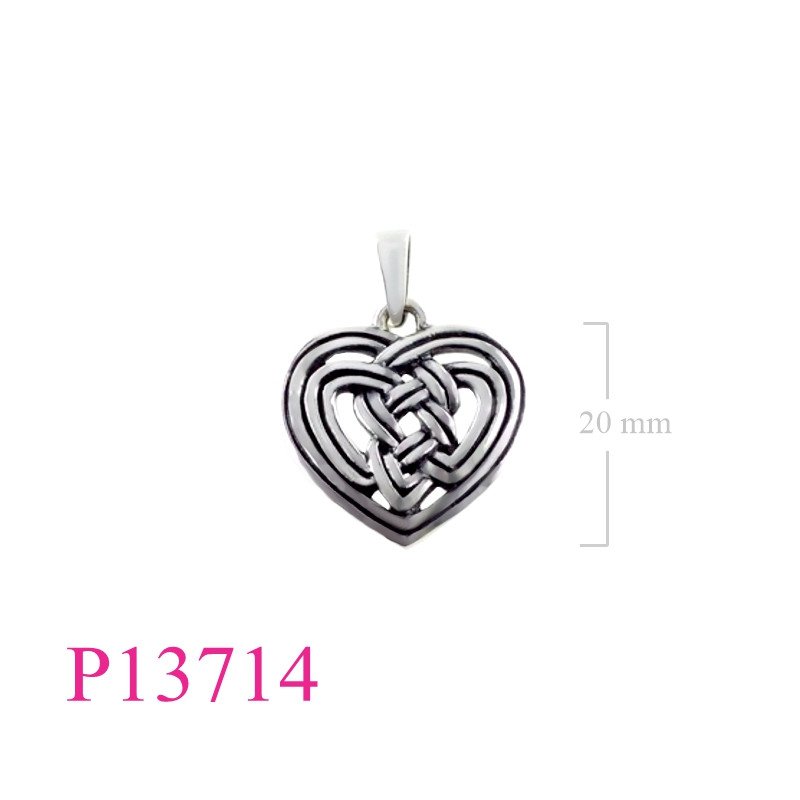 <p>Celtic Pendant, Heart Pendant, Celtic heart "MOTHER LOVE".</p>