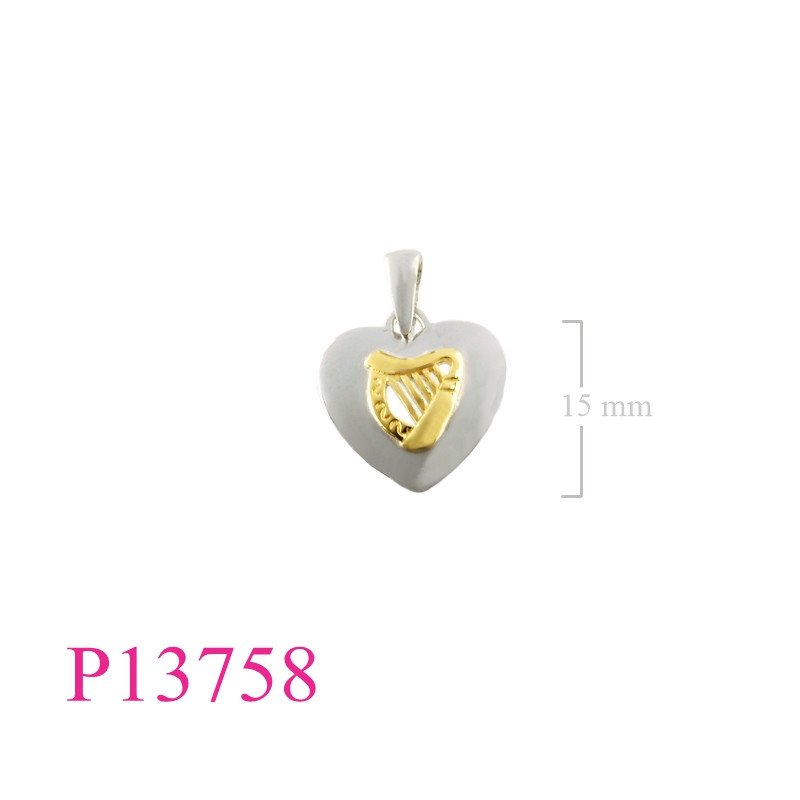 <p>Heart Pendant, Harp Pendant, open on .</p>