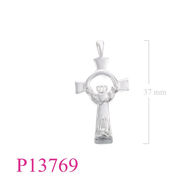 <p>Claddagh Pendant, Cross Pendant, Claddagh .</p>