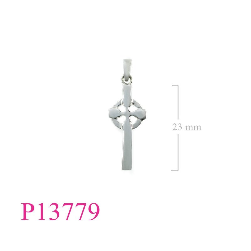 <p>Pendant, plain Iona cross.</p>