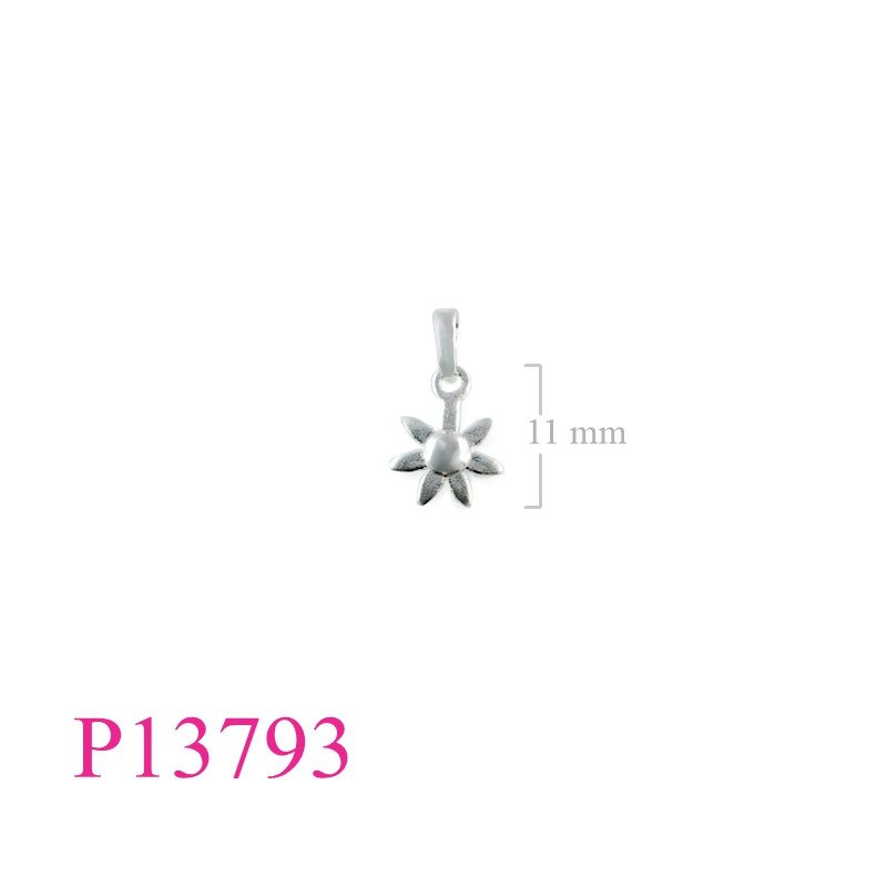 <p>Pendant, snadblust flower.</p>