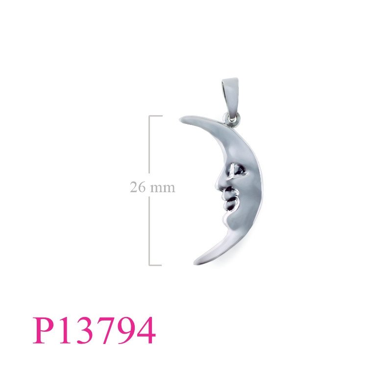 <p>Pendant, face crescent.</p>