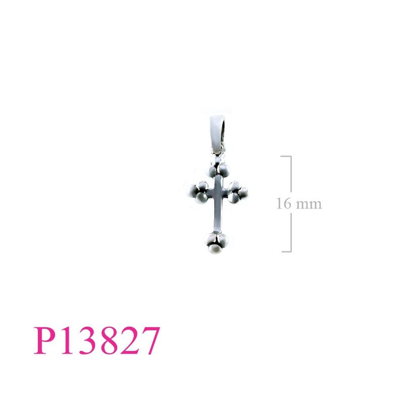 <p>Pendant, 16mm cross.</p>