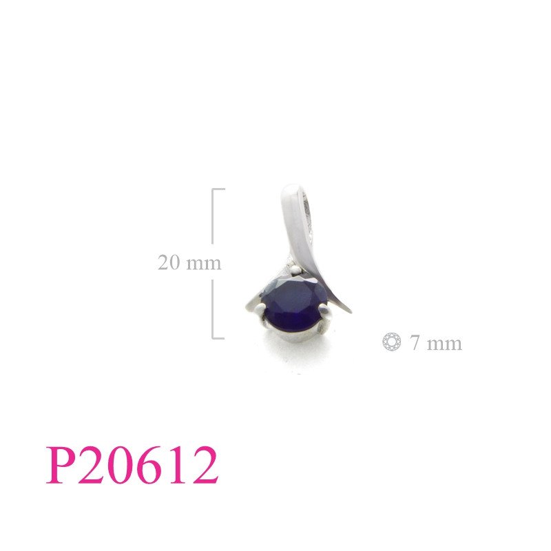 <p>Stone Pendant, 7mm round stone.</p>