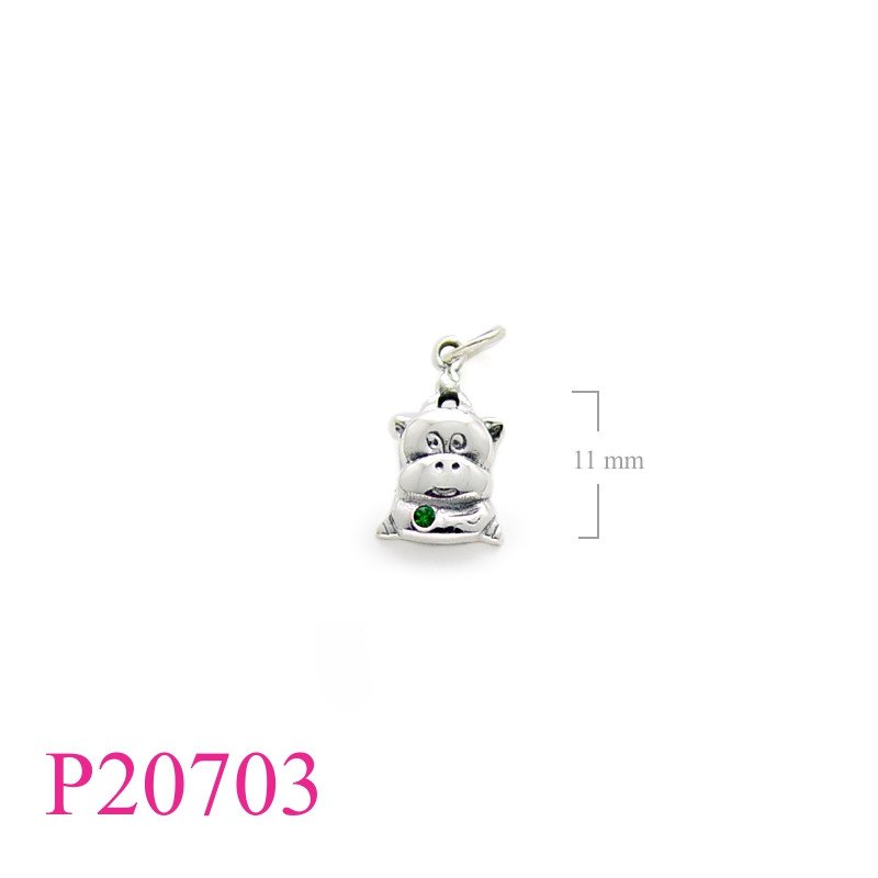 <p>Pendant, cow zodiac.</p>