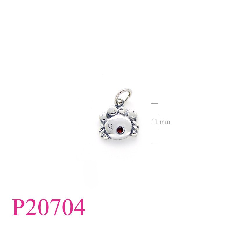 <p>Pendant, crab zodiac.</p>