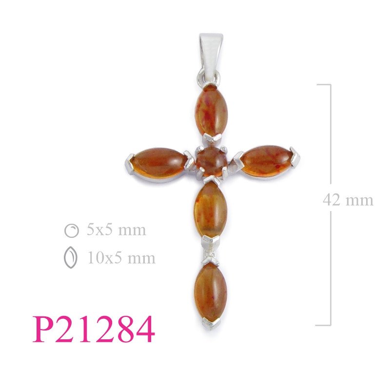 <p>Pendant, cross.</p>