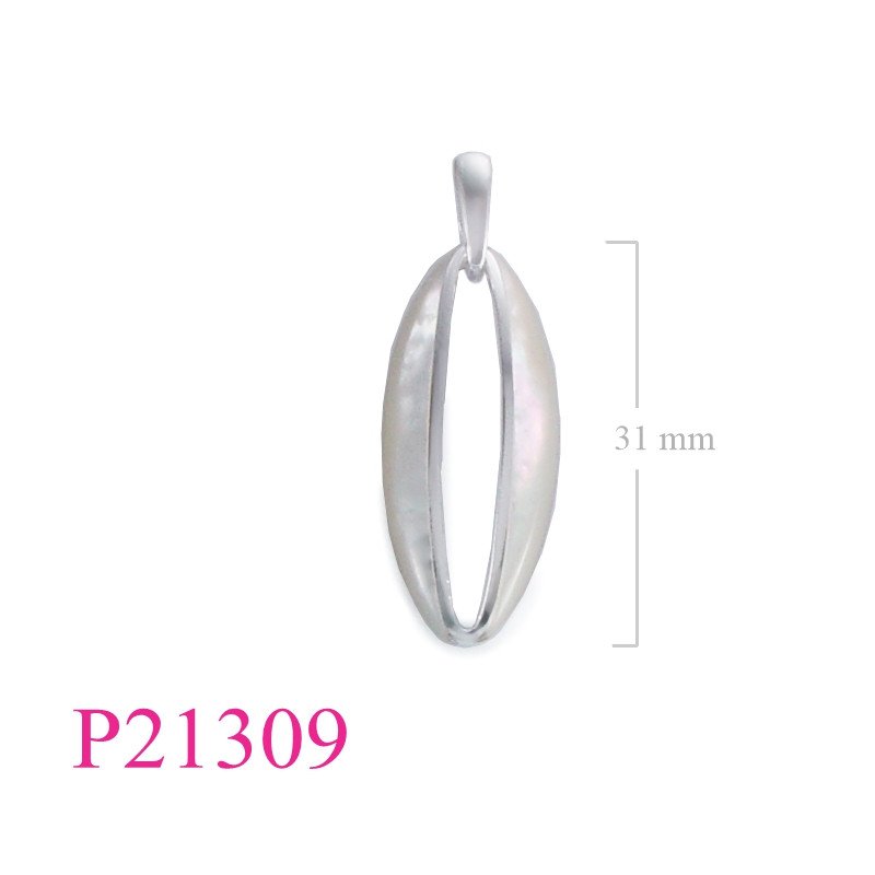 <p>Pendant, "O" shape.</p>