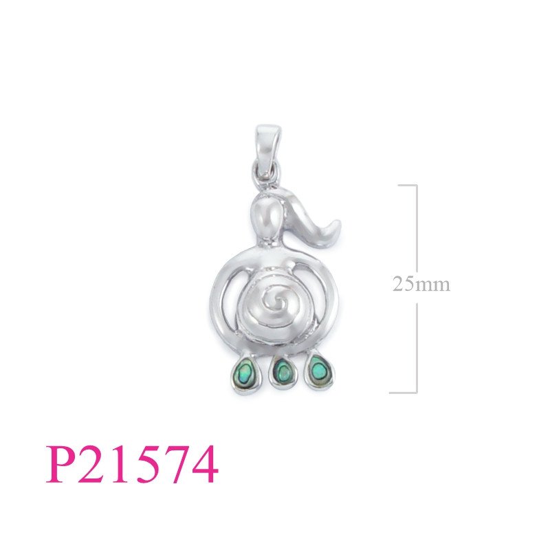 <p>Pendant, 3 drop stones "Cerridwen".</p>