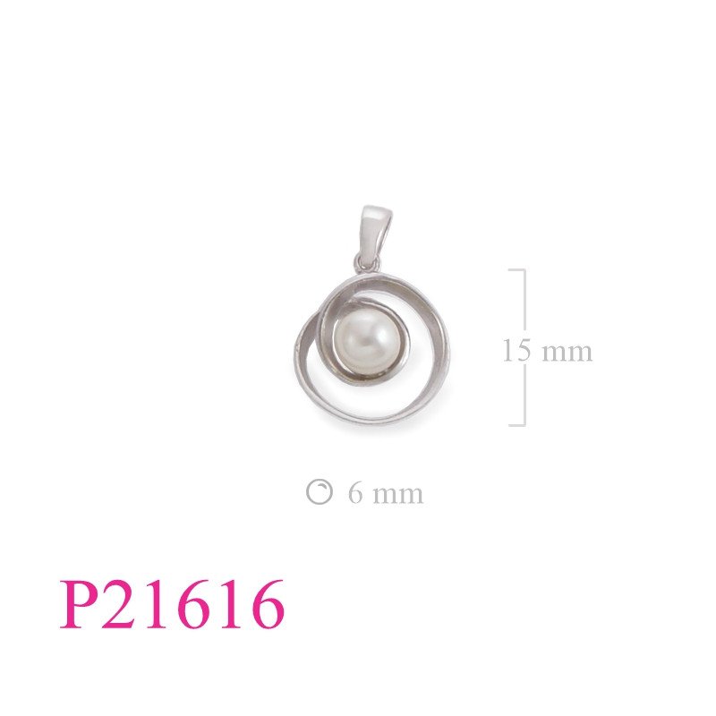 <p>Pendant, swirl and 6mm poly .</p>