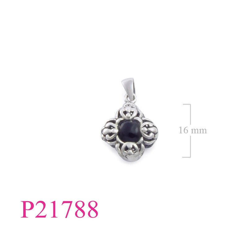 <p>Pendant, cut out design.</p>