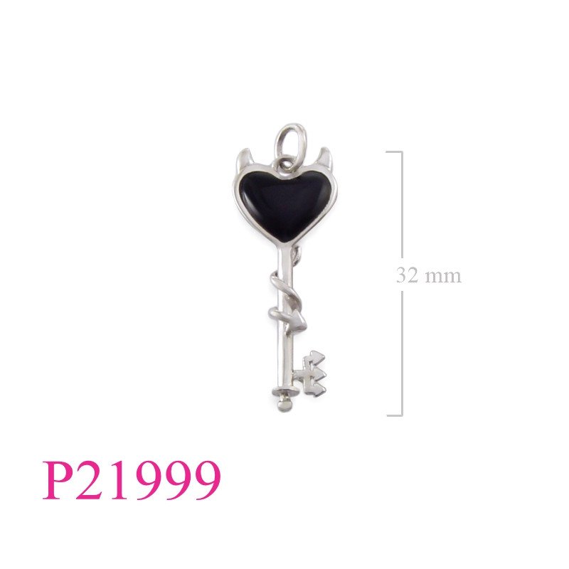 <p>Heart Pendant, Key Pendant, evil.</p>