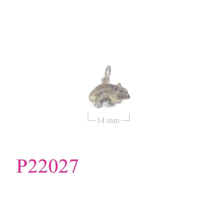 <p>Pendant, Wambat enamel.</p>