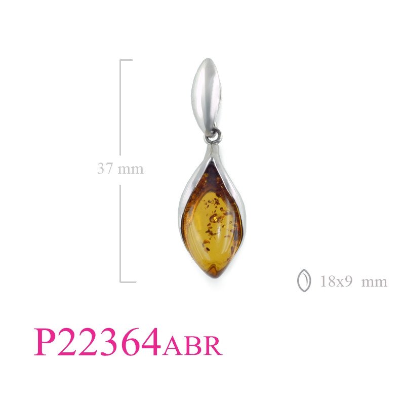 <p>Pendant,drop Amber.</p>