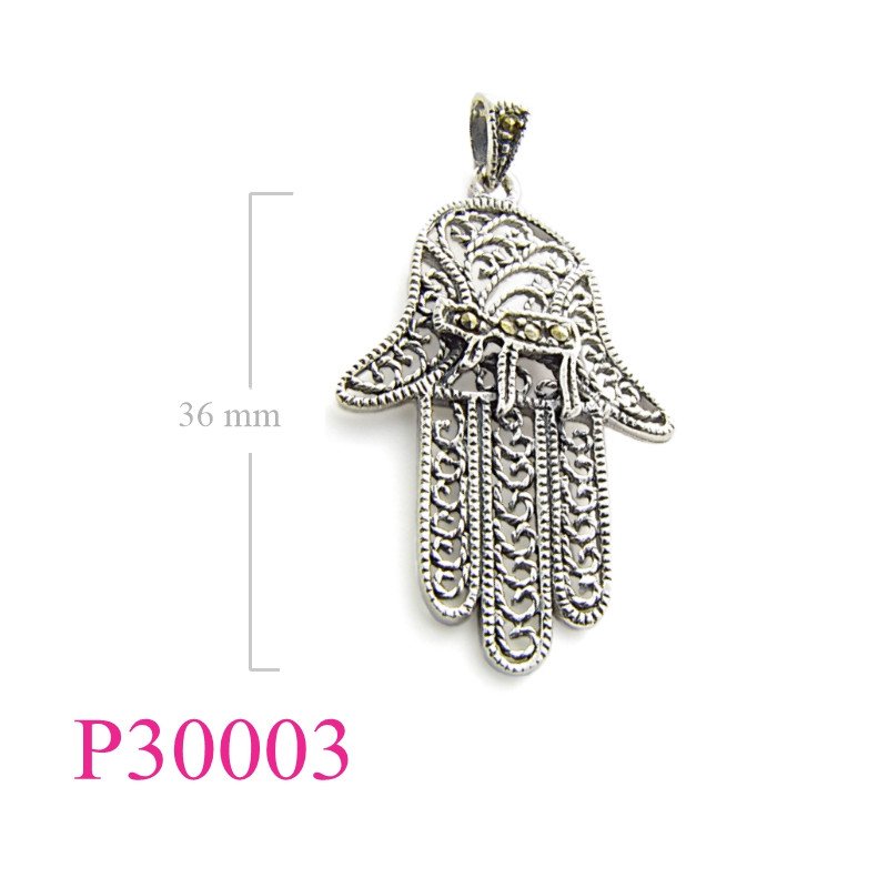 <p>Marcasite Pendant, hand, 4 pcs.</p>