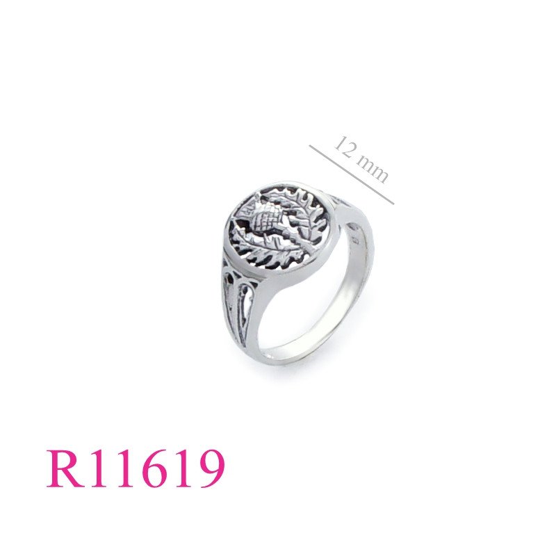 <p>Ring, oval Thistle.</p>