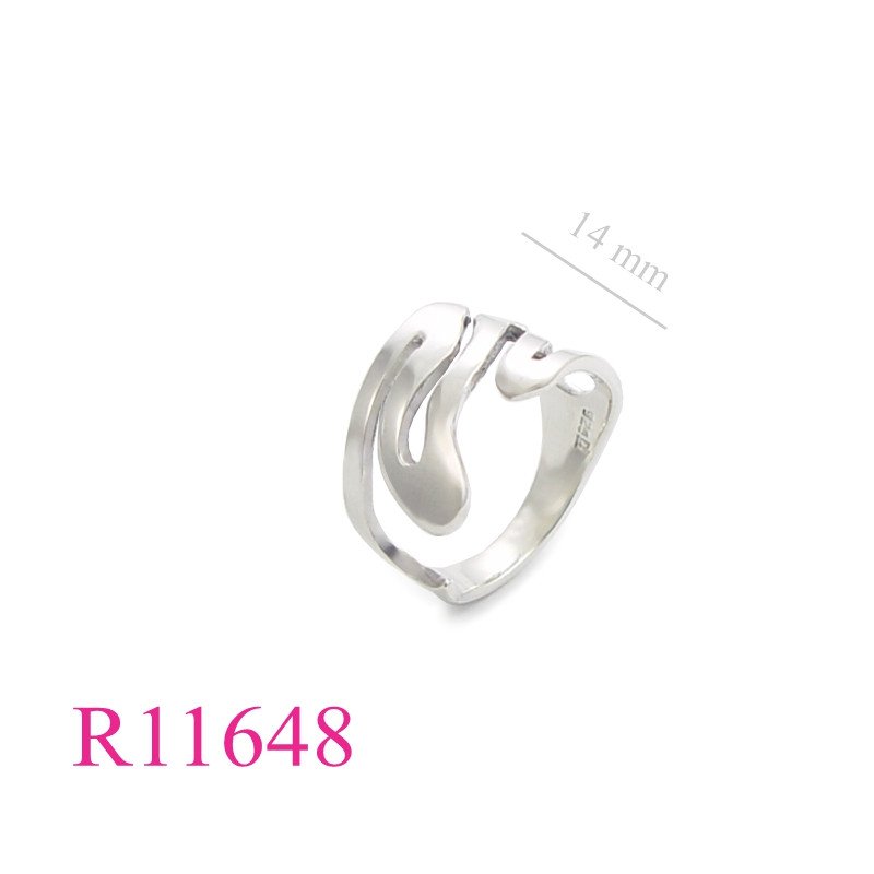 <p>Ring, wavy line.</p>