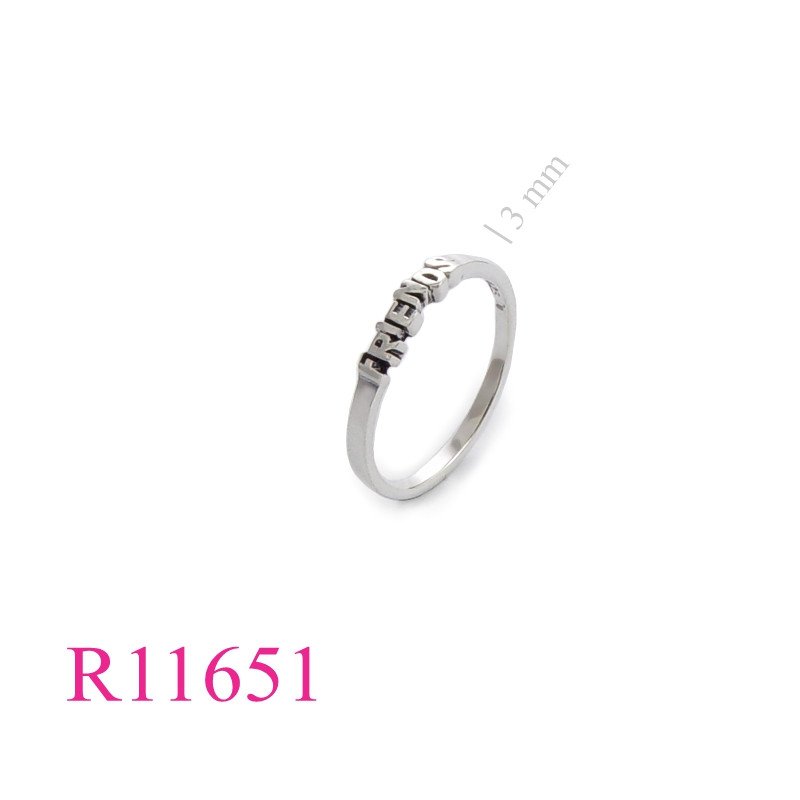 <p>Ring, "FRIEND'.</p>