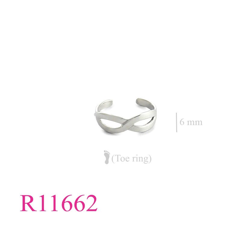 <p>Toe Ring, cross lines.</p>