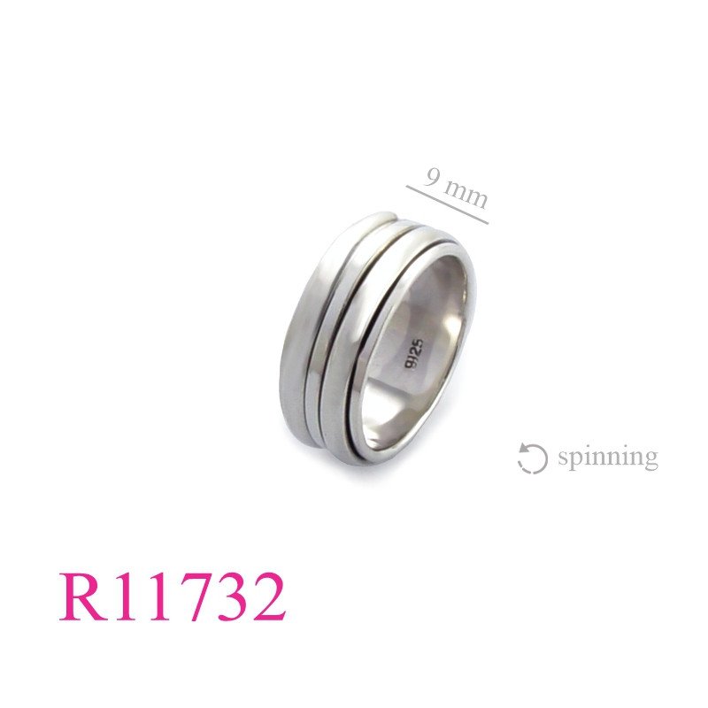 <p>Spinning Ring, 9mm 3lines.</p>
