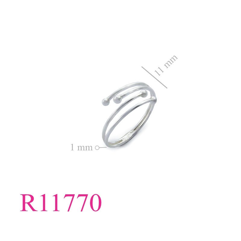 <p>Ring, double dot ends wires.</p>
